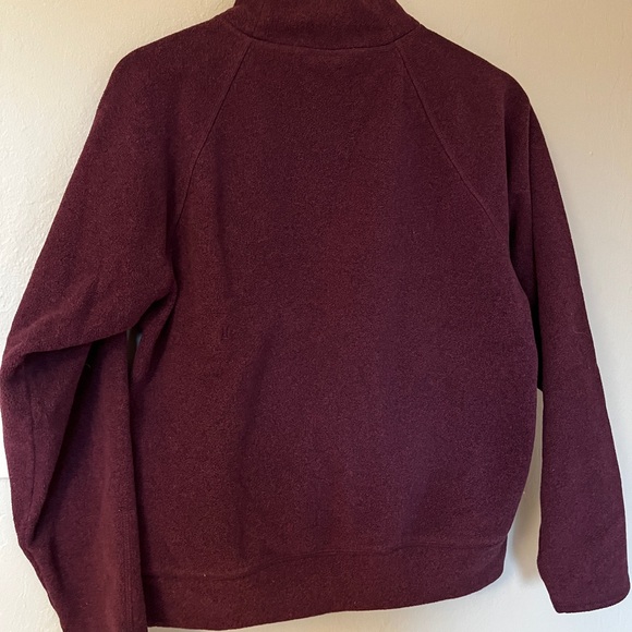 KIT AND ACE Hygge Pullover Purple Fleece Mock neck Sweatshirt Sz XS - Picture 3 of 5